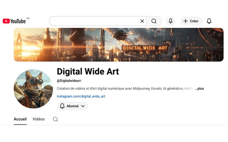 youtube digitalwideart